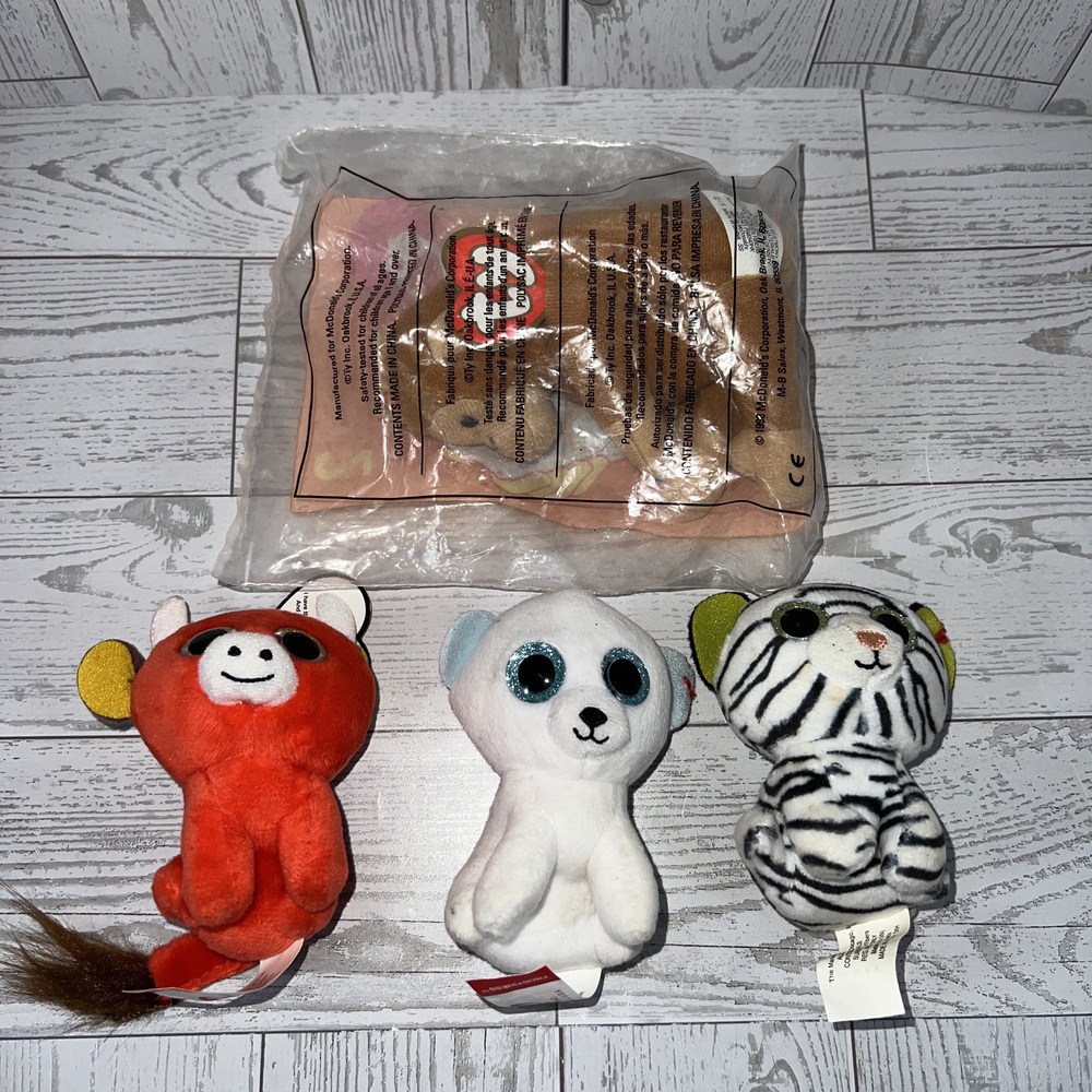Ty Beanie Babies McDonalds Plush Toys Small Multicolor Animal Collectible Gift